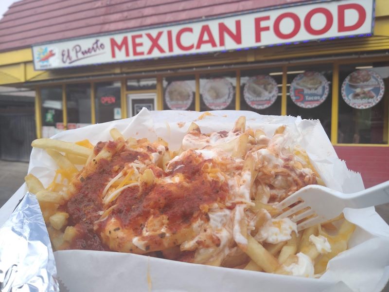 El Puerto Taco Shop food